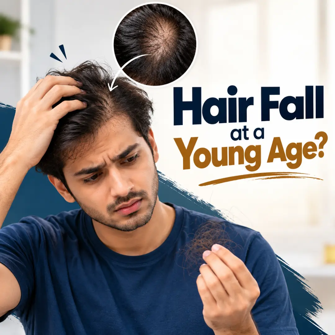 Hair Fall at a Young Age: Why It Happens and What You Can Do About It