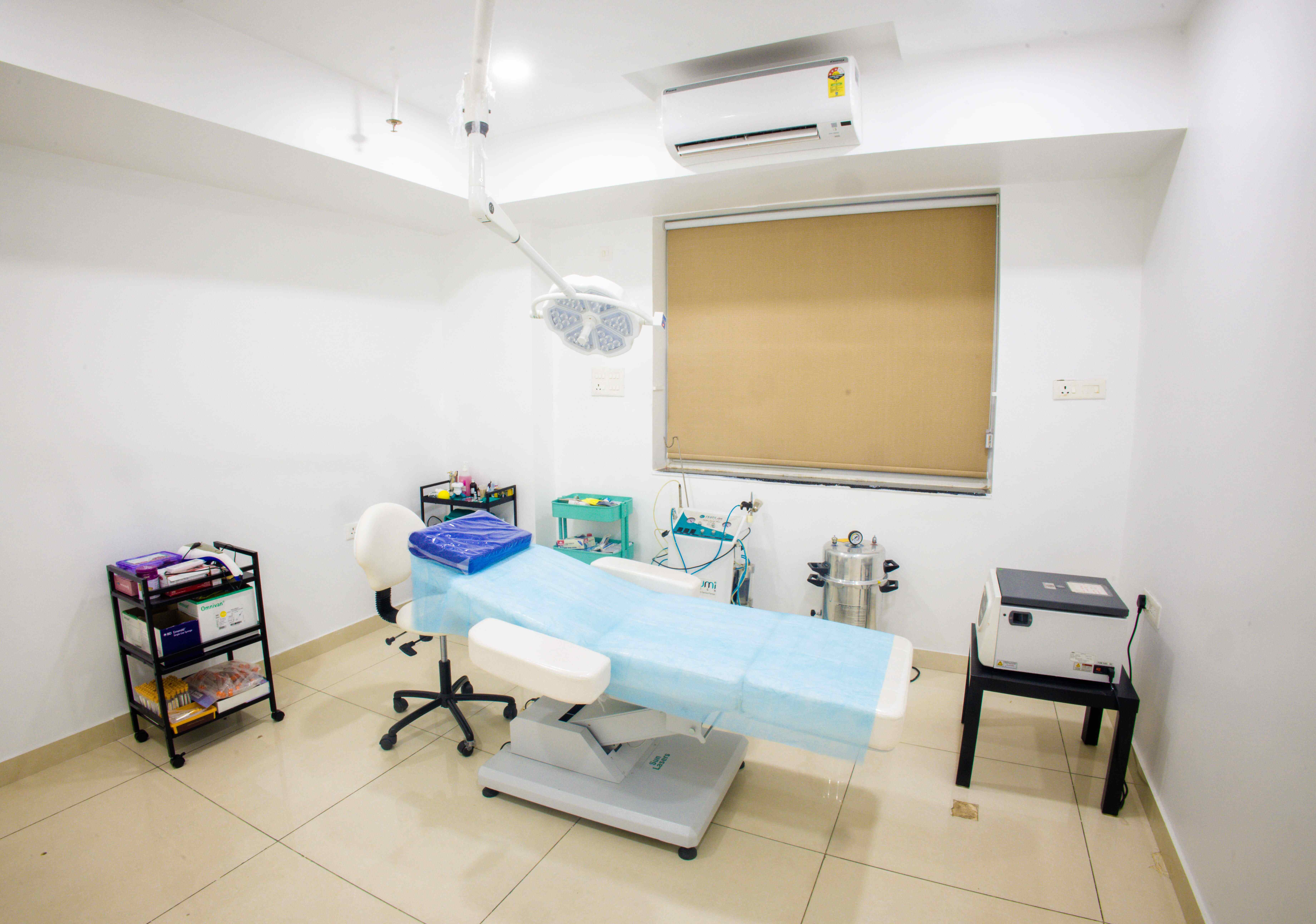 Aesthetic And Cosmetology Laser treatment area 